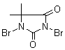 1,3-二溴-5,5-二甲基海因分子式结构图