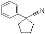 1-苯基-1-氰基环戊烷分子式结构图