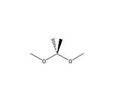 2,2-二甲氧基丙烷分子式结构图