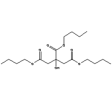 柠檬酸三丁酯(TBC)分子式结构图