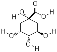 D-(-)-奎尼酸分子式结构图