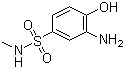 2-氨基苯酚-4-磺酰甲胺分子式结构图