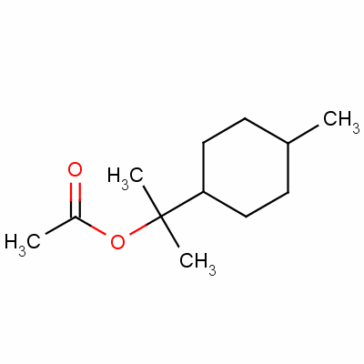 乙酸二氢松油酯分子式结构图