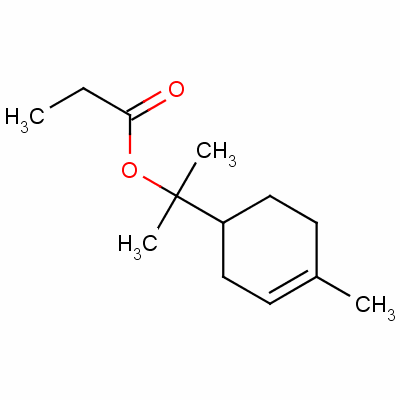 丙酸松油酯分子式结构图