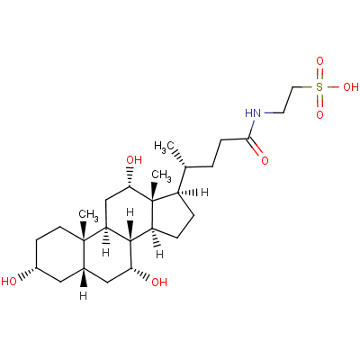 牛黄胆酸分子式结构图