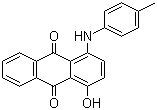 1-羟基-4-(对甲苯胺基)-蒽醌分子式结构图