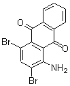 1-氨基-2,4-二溴蒽醌分子式结构图