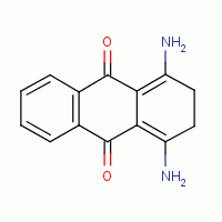 1,4-二氨基-2,3-二氢蒽醌分子式结构图