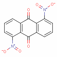 1,5-二硝基蒽醌分子式结构图