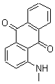 1-甲氨基蒽醌分子式结构图