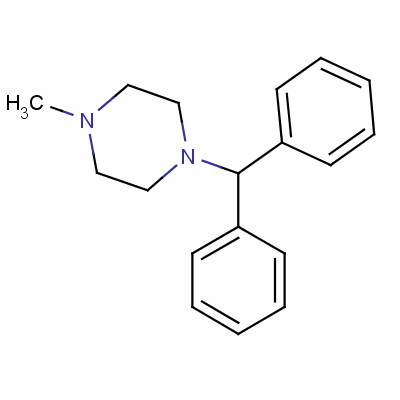 苯甲嗪分子式结构图