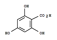 2,4,6-三羟基苯甲酸分子式结构图