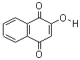 2-羟基-1,4-萘醌分子式结构图