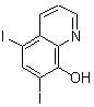 二碘羟喹分子式结构图