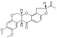 鱼藤精分子式结构图