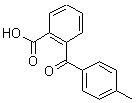 2-(4-甲基苯甲酰)苯甲酸分子式结构图