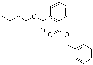 酞酸丁基苄酯分子式结构图