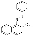 1-(2-吡啶偶氮)-2-萘酚分子式结构图