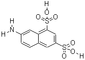 7-氨基-1,3-萘磺酸分子式结构图