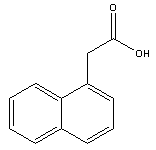 萘乙酸分子式结构图