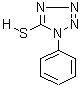 1-苯基-5-巯基四氮唑分子式结构图