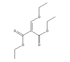 乙氧基甲叉丙二酸二乙酯分子式结构图