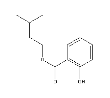 柳酸异戊酯分子式结构图