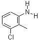 3-氯-2-甲基苯胺分子式结构图