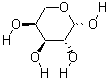 L(+)-阿拉伯糖分子式结构图