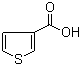 噻吩-3-甲酸分子式结构图