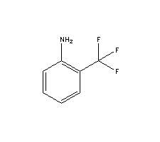 邻氨基三氟甲基苯分子式结构图