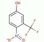 4-硝基-3-三氟甲基苯酚分子式结构图