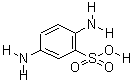 邻磺酸对苯二胺分子式结构图