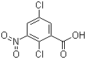 2,5-二氯-3-硝基苯甲酸分子式结构图