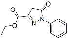 1-苯基-3-乙氧羰基-5-吡唑酮分子式结构图