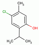 4-氯-2-异丙基-5-甲基苯酚分子式结构图