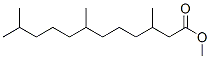 3,7,11-Trimethyldodecanoic acid methyl ester分子式结构图