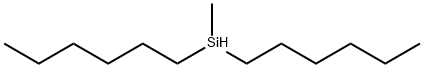 二正己基甲基氢硅烷分子式结构图