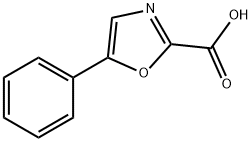 5-phenyl-1,3-oxazole-2-carboxylic acid分子式结构图