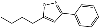 5-Butyl-3-phenylisoxazole分子式结构图