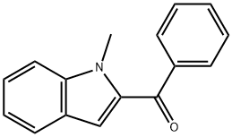 2-Benzoyl-1-methyl-1H-indole分子式结构图