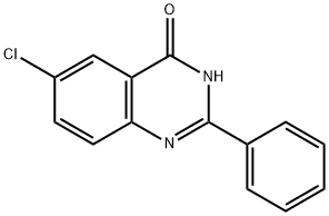 6-氯-2-苯基喹唑啉-4(3H)-酮分子式结构图