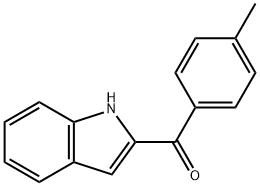 1H-Indol-2-yl(p-tolyl) ketone分子式结构图