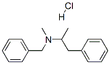 N-benzyl-N-methyl-1-phenyl-propan-2-amine hydrochloride分子式结构图