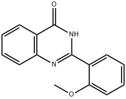 2-(2-甲氧基苯基)-4(3H)-喹唑啉酮分子式结构图