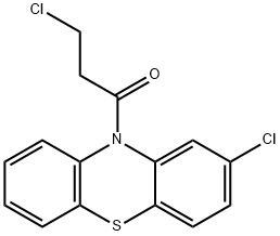 3-氯-1-(2-氯-10H-吩噻嗪-10-基)丙烷-1-酮分子式结构图