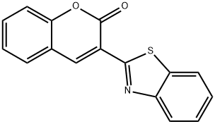 3-(苯并[D]噻唑-2-基)-2H-色满-2-酮分子式结构图