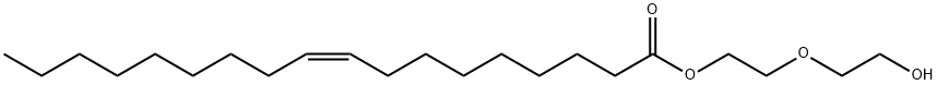 (Z)-十八烯酸-2-(2-羟基乙氧基)乙酯分子式结构图