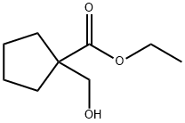 乙基 1-(羟甲基)环戊烷羧酸酯分子式结构图