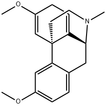 5,6,8,14-Tetradehydro-3,6-dimethoxy-17-methylmorphinan分子式结构图